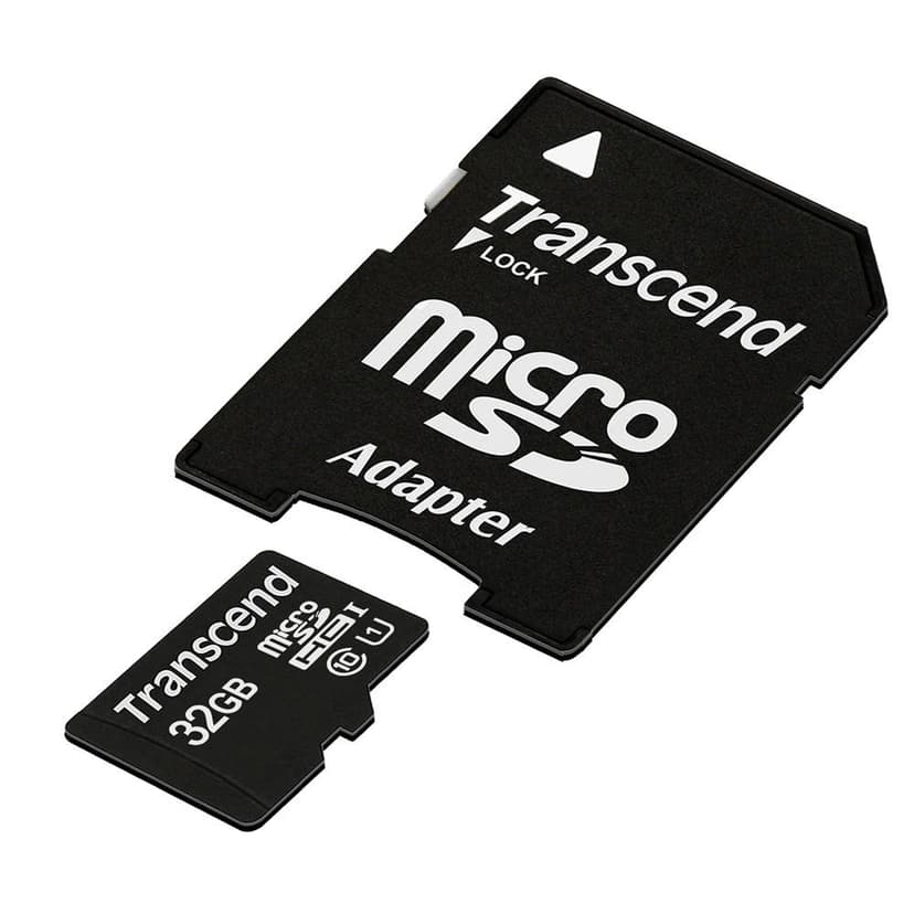 Transcend Flashminnekort 32GB MicroSDHC MLC