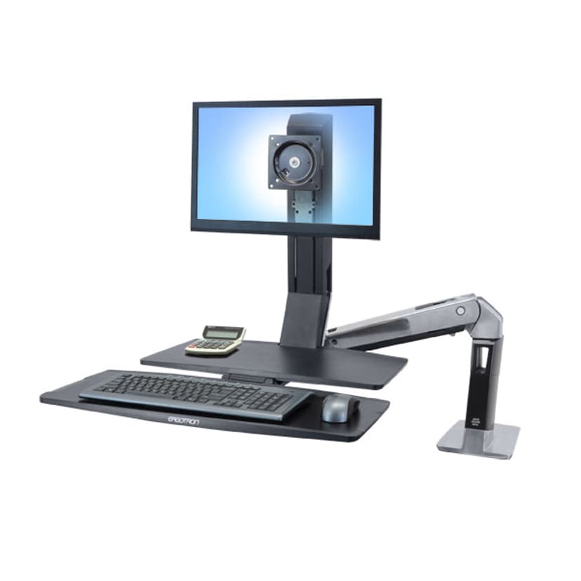 Ergotron WorkFit-A Single LD with Worksurface+