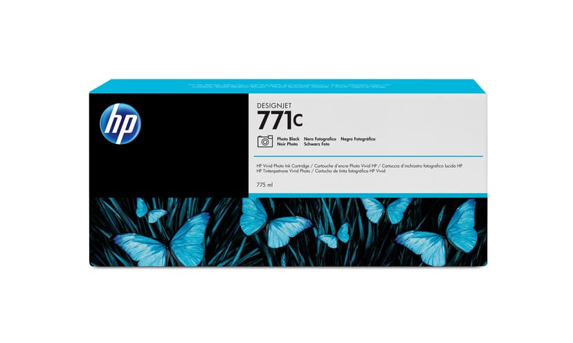 HP Blekk Foto Svart No.771C - DJ Z6200