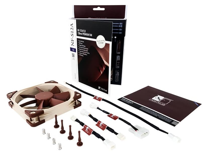 Noctua NF-S12A FLX-Flexibility 120MM Vifte Brun