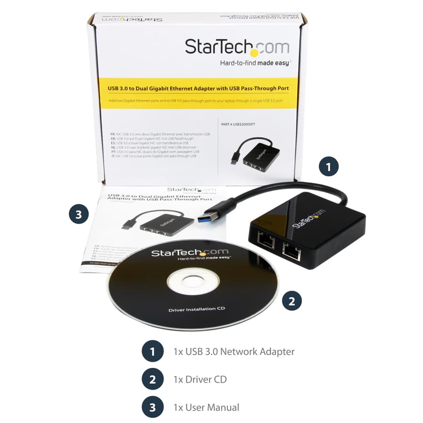 Startech USB 3.0 Dual Gigabit Ethernet Adapter