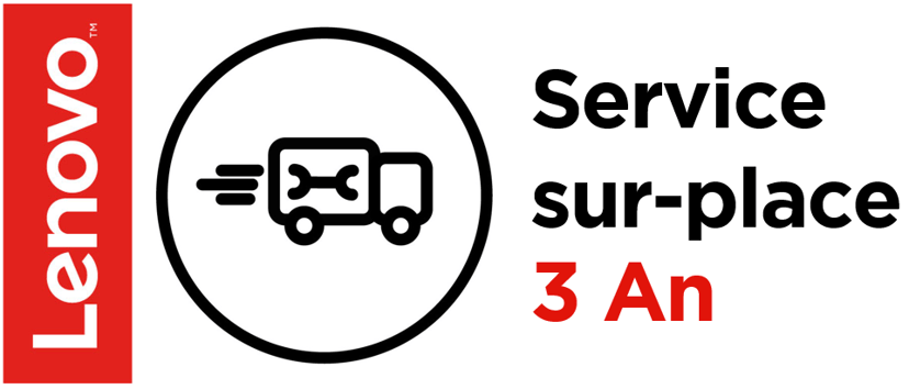 Lenovo Onsite Upgrade - utökat serviceavtal - 3 år - på platsen