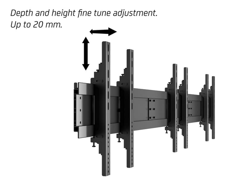 Multibrackets M Public Video Wall Stand 3-Screens
