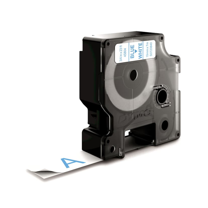 Dymo Tape D1 19mm Sininen/Valkoinen