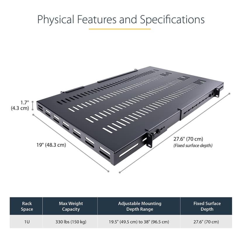Startech Rackhylla Ventilerad