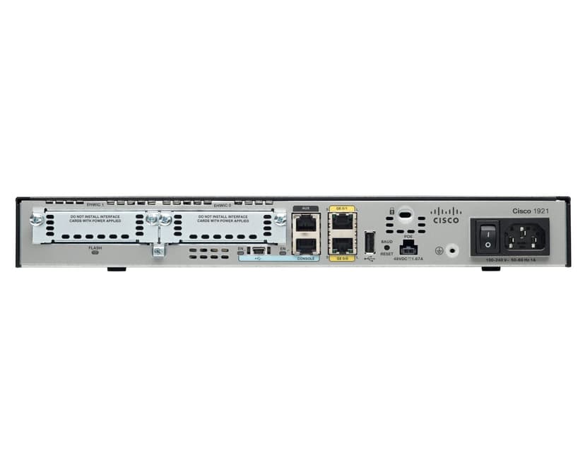 Cisco 1921 4-pair G.SHDSL bundle