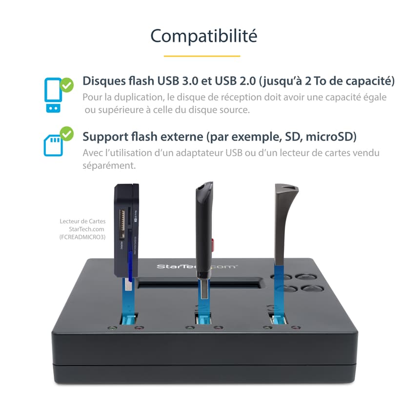 Startech 1:2 Standalone USB 2.0 Flash Drive Duplicator and Eraser