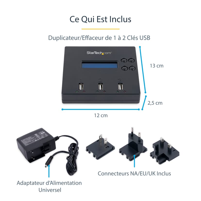 Startech 1:2 Standalone USB 2.0 Flash Drive Duplicator and Eraser