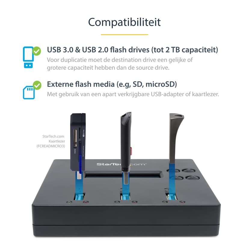 Startech 1:2 Standalone USB Duplicator and Eraser for Flash Drives