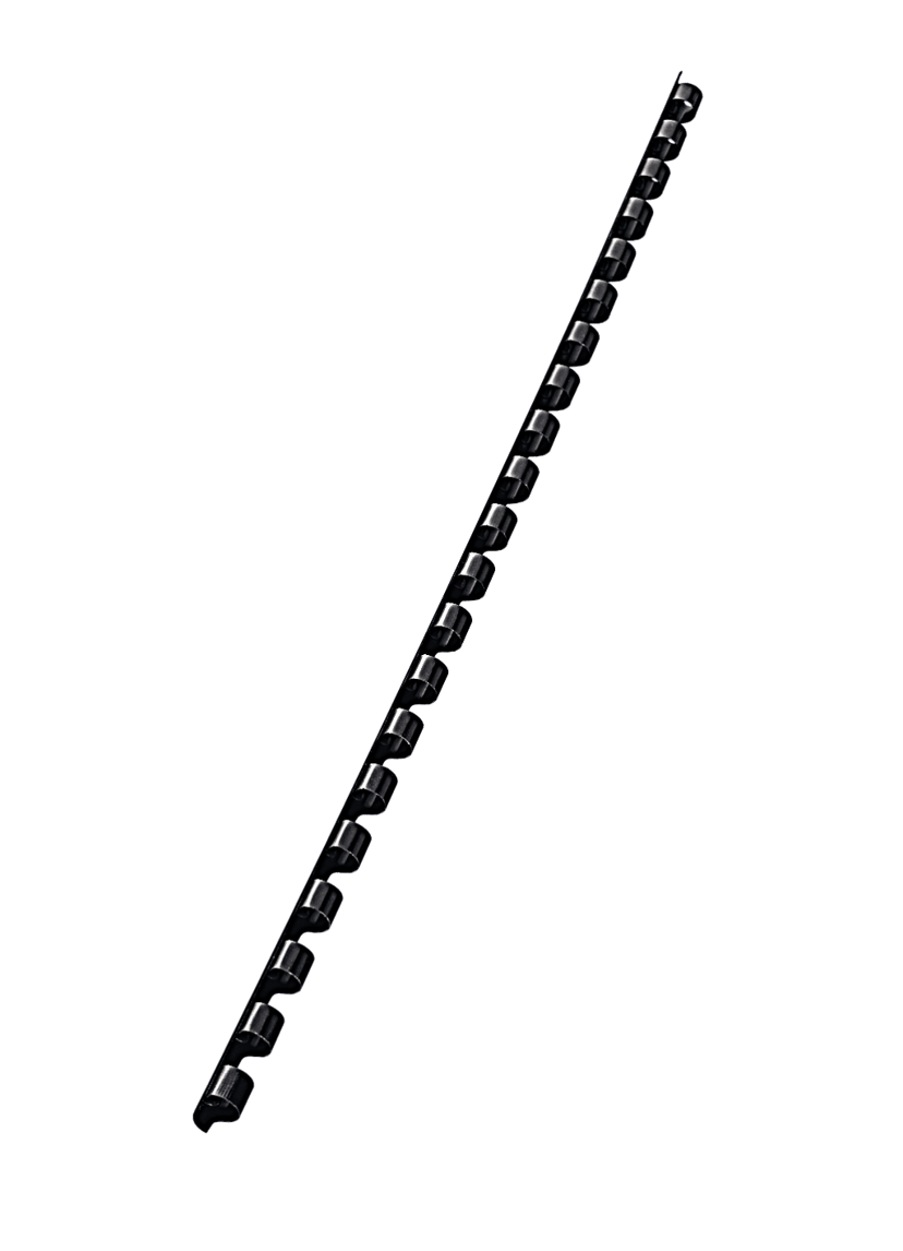 Leitz Plastspiral 6mm Sort 100stk.