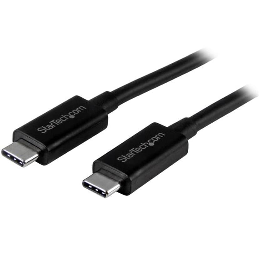 Startech 1m / 3 ft USB-C Cable 1m USB C USB C Zwart