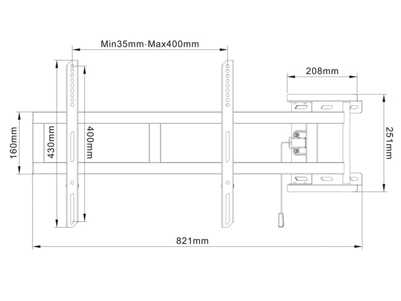 Multibrackets M Universal Swing Arm