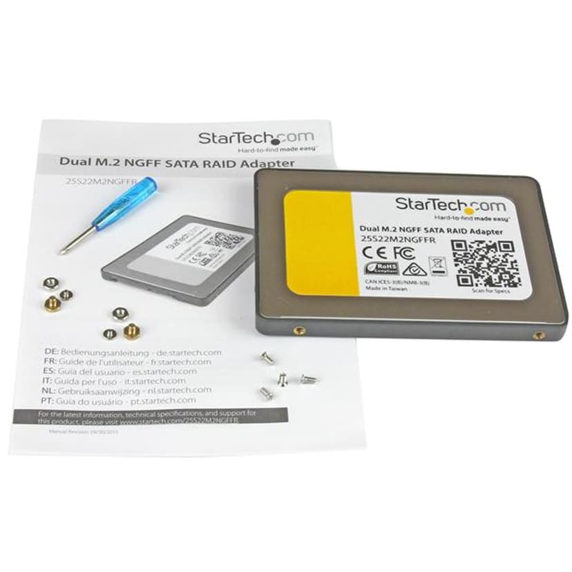 Startech Dual M.2 NGFF SATA Adapter w/ RAID