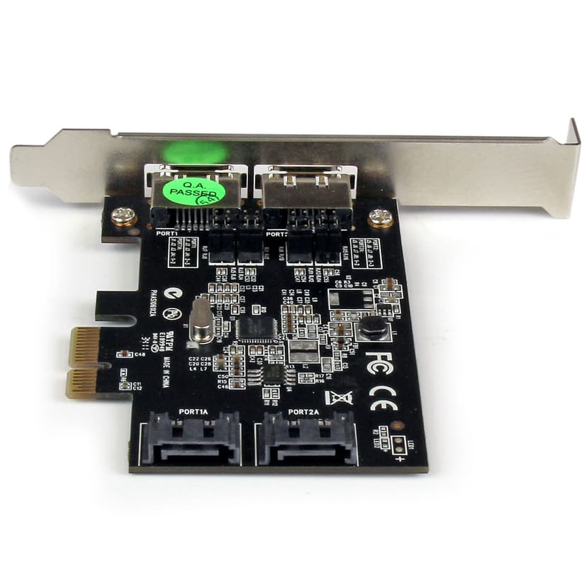 Startech 2 Port PCI Express SATA 6 Gbps eSATA Controller Card
