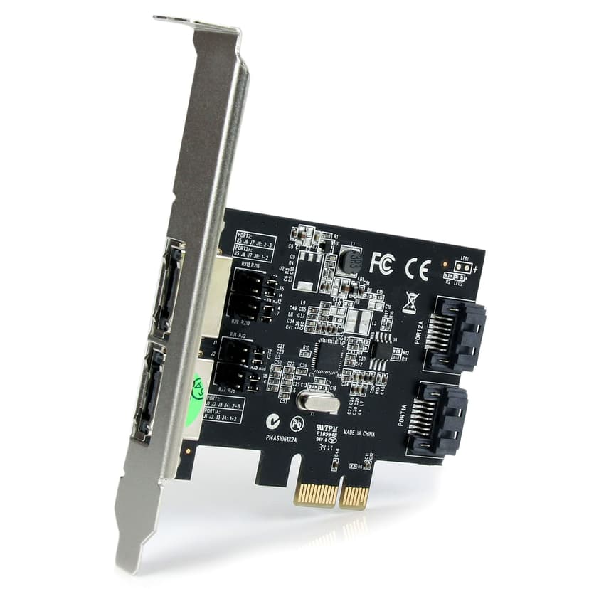 Startech 2 Port PCI Express SATA 6 Gbps eSATA Controller Card