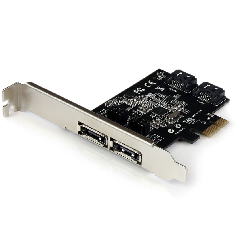 Startech 2-poort PCI Express SATA 6 Gbit/s eSATA Controller Kaart