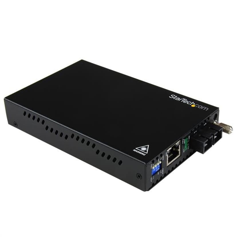 Startech StarTech.com ET91000SC2 mediakonverterare för nätverk 2000 Mbit/s 850 nm Flerläge Svart