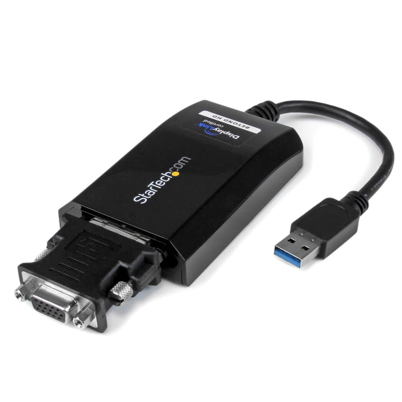 Startech StarTech.com USB32DVIPRO USB grafiikka-adapteri 2048 x 1152 pikseliä Musta