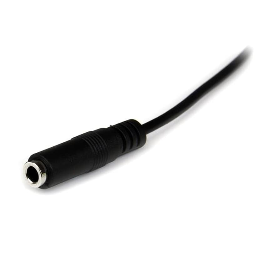 Startech StarTech.com 1m 3.5mm lydkabel Sort 1m 3,5mm 3,5mm