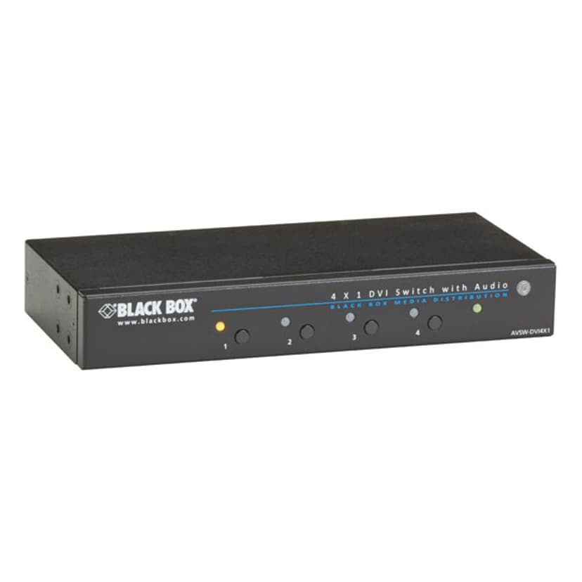 Black Box 4 x 1 DVI Switch with Audio