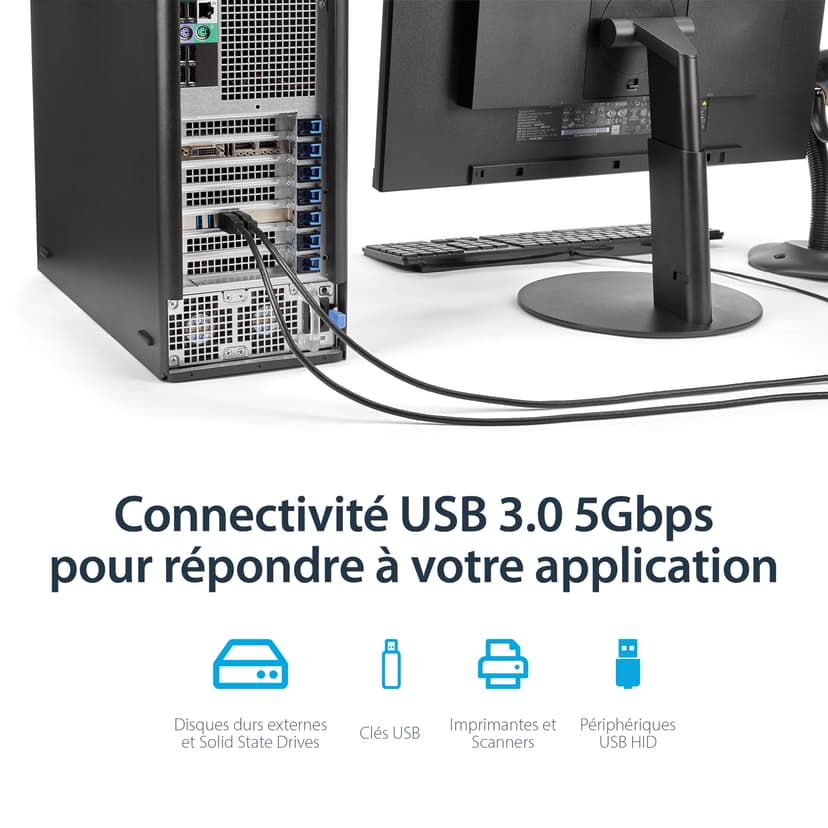 Startech 4 Port PCI Express USB 3.0 Card W/ 4 Dedicated Channels