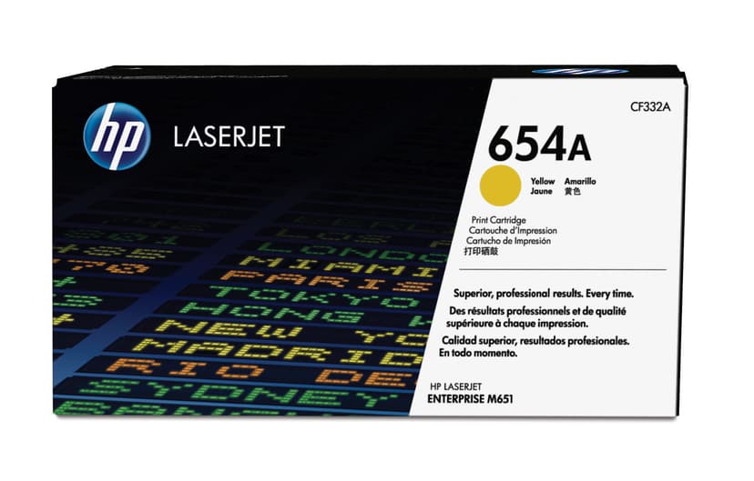 HP Toner Geel 654A 15K - CF332A