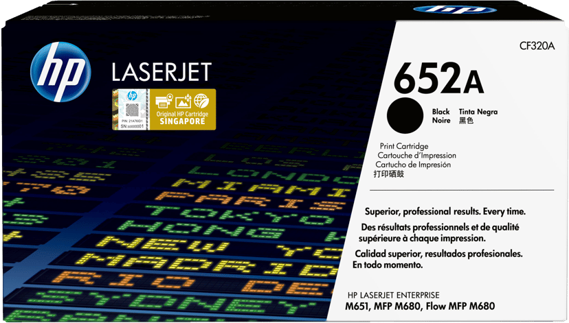 HP Toner Svart 652A 11.5K - CF320A
