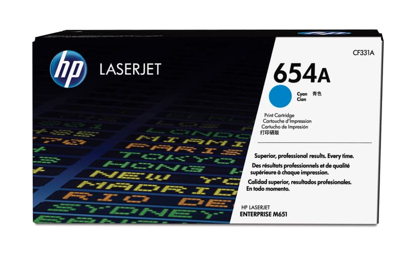 HP Toner Cyan 654A 15K - CF331A