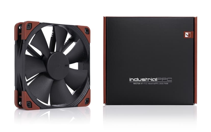 Noctua NF-F12 INDUSTRIALPPC-3000 PWM 120MM Ventilator Bruin, Zwart