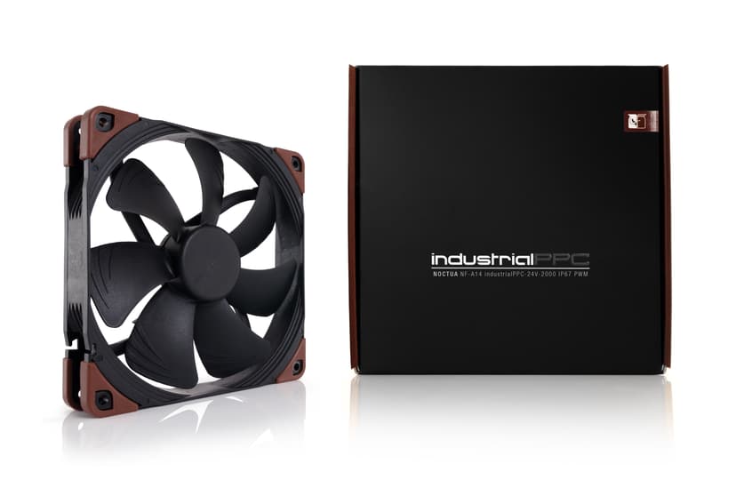 Noctua NF-A14 INDUSTRIALPPC-2000 PWM 140MM Vifte Brun, Svart
