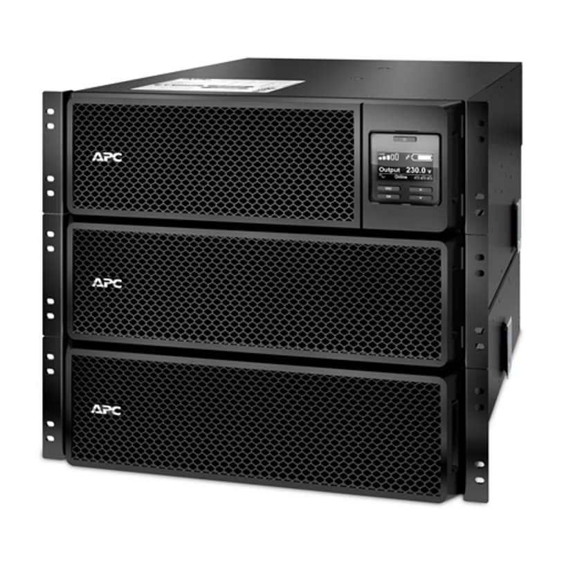 APC Smart-UPS On-Line SRT8KRMXLI - 8000VA, 6x C13, 4x C19, hardwire 1 fase uitgang, rackmountable, Embedded NMC