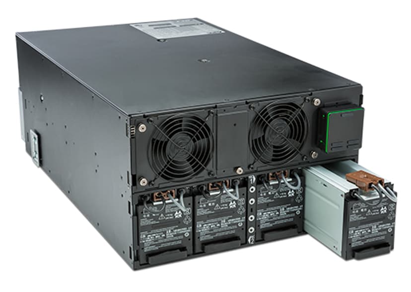 APC Smart-UPS On-Line SRT8KRMXLI - 8000VA, 6x C13, 4x C19, hardwire 1 fase uitgang, rackmountable, Embedded NMC