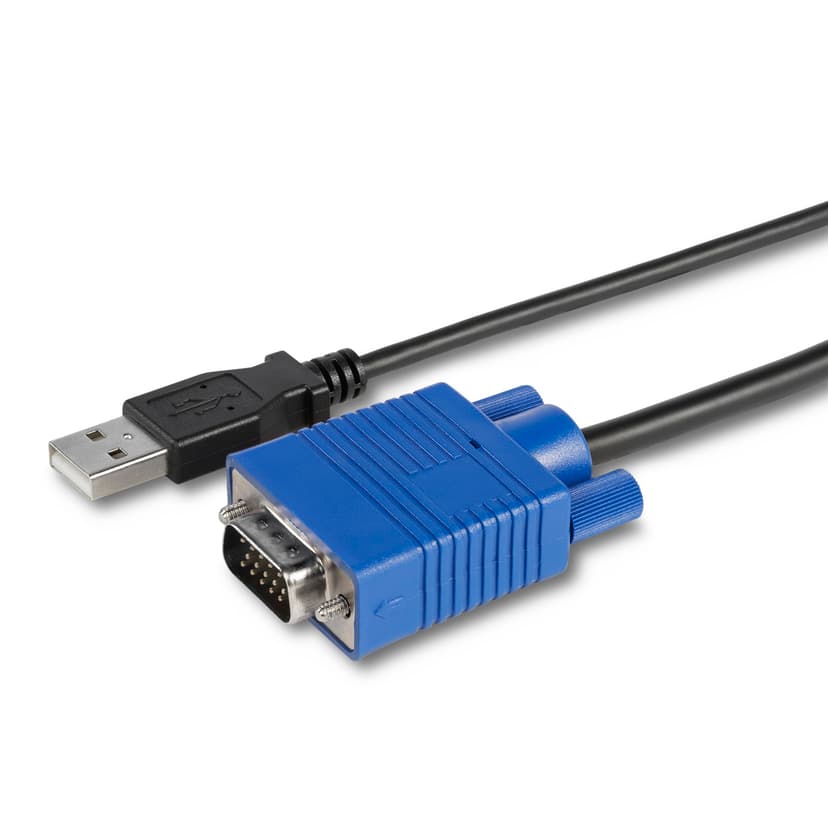 Startech KVM Console to Laptop USB 2.0 Portable Crash Cart Adapter with File Transfer