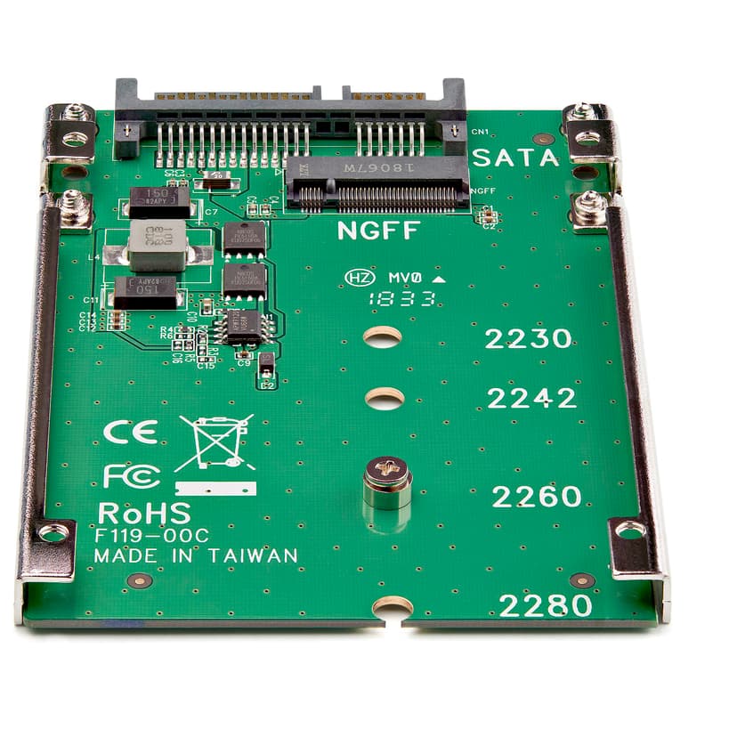 Startech M.2 SATA SSD till 2.5" SATA-adapter