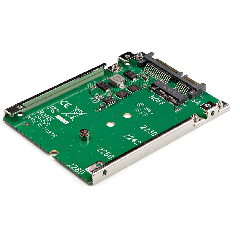 Startech M.2 SATA SSD till 2.5" SATA-adapter