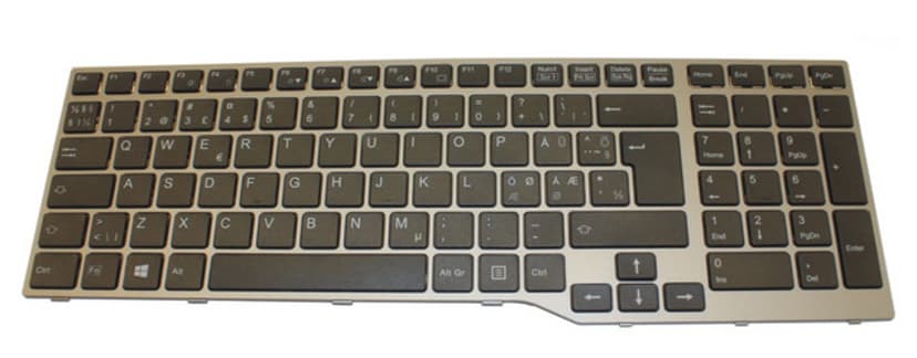 Fujitsu Keyboard Black (Nordic)