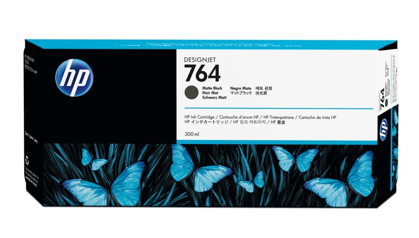 HP Bläck Matt Svart 300ml - DJ T3500