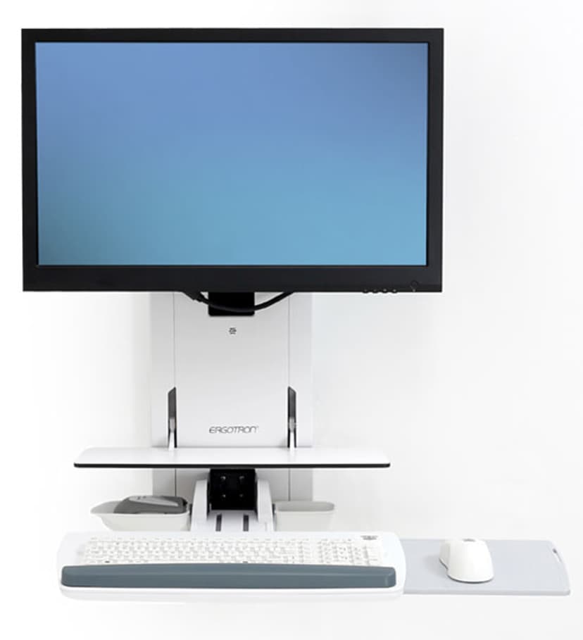 Ergotron Styleview Sit-Stand Patient Room Vl18 Hvit