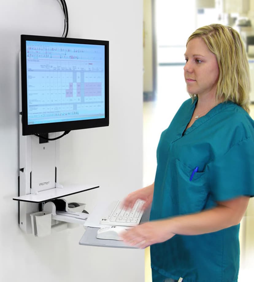 Ergotron Styleview Sit-Stand Patient Room Vl18 Vit