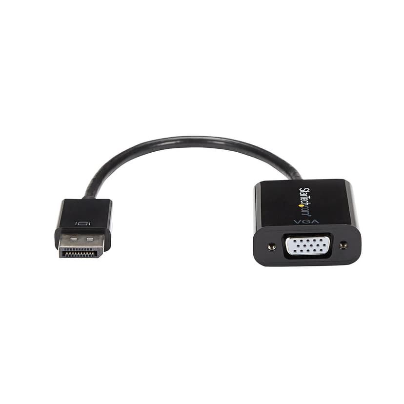 Startech DisplayPort to VGA Adapter Converter 0.1m DisplayPort VGA (D-Sub) Zwart