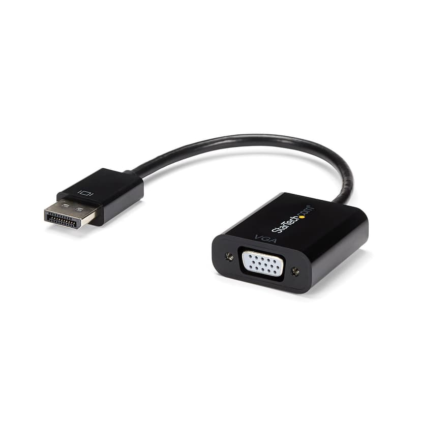 Startech DisplayPort to VGA Adapter Converter 0.1m DisplayPort VGA (D-Sub) Zwart