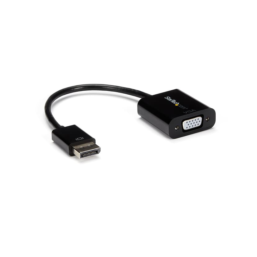 Startech DisplayPort to VGA Adapter Converter 0.1m DisplayPort VGA (D-Sub) Zwart
