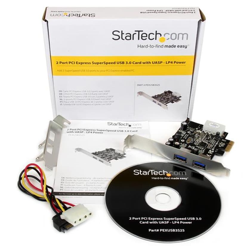 Startech 2 Port PCI Express (PCIe) USB 3.0 Card with UASP