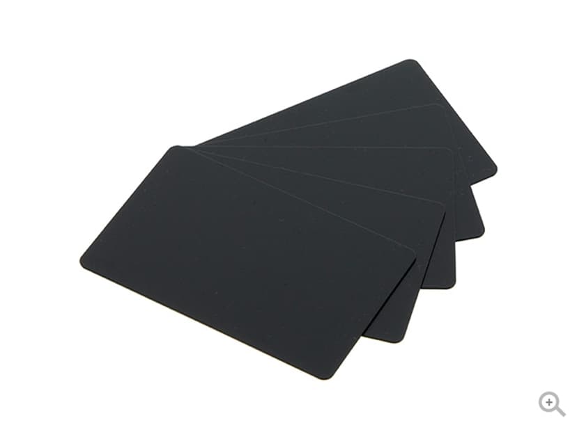 Evolis Plastkort PVC-U Mattsvart 0,76mm 500st