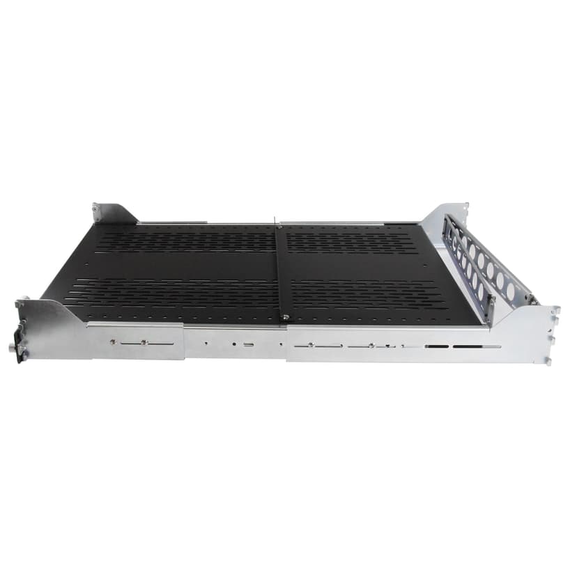 Startech 2U Adjustable Vented Sliding Rack Shelf w/ Cable Management
