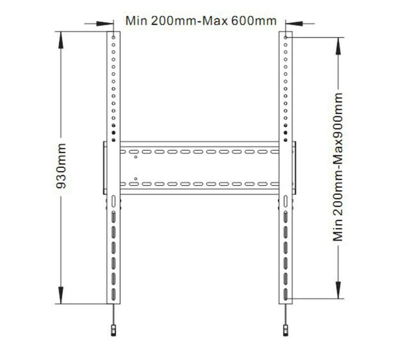 Multibrackets M Universal Wallmount Fixed HD