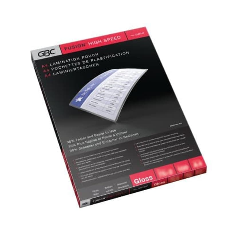 GBC Lamineringsficka HighSpeed 100mic A4 100st