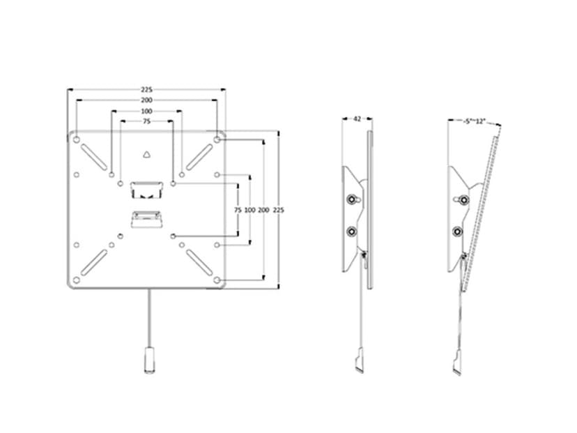 Multibrackets M VESA Wallmount Tilt