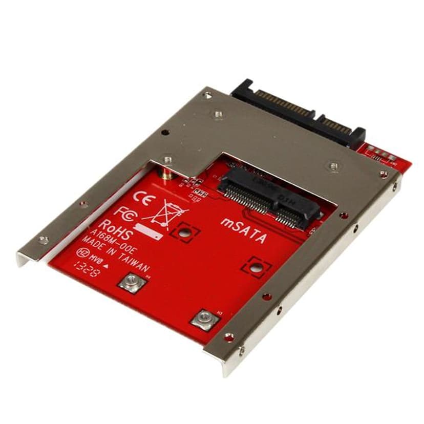 Startech StarTech.com SAT32MSAT257 grensesnittkort/-adapter Intern mSATA