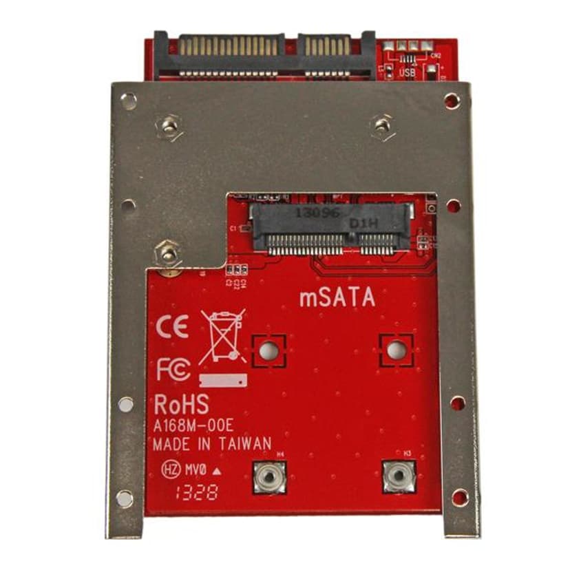 Startech StarTech.com SAT32MSAT257 grensesnittkort/-adapter Intern mSATA
